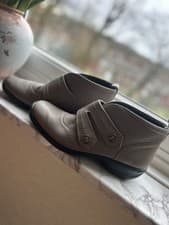 Image of Hotter Taupe Brand New Ankle Boots - same Day Or Next Day Shipping !!