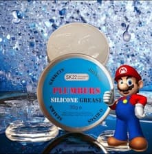 Image of PTFE SILICONE GREASE HIGH TEMP PLASTIC SAFE LONG LIF Food Safe - 30g TIN