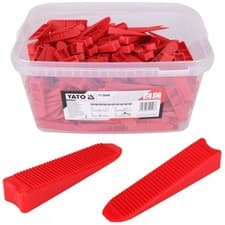 Image of 300pcs Tile Leveling System Wedges 1mm - For Ceramic & Stone Tiles