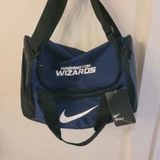 Image of Nike Brasilia Training Duffel Bag"WASHINGTON WIZARDS" Navy/Black/White-NWT
