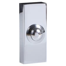 Image of Byron 2204BC Surface Door Bell Push (Highly Polished Chrome)