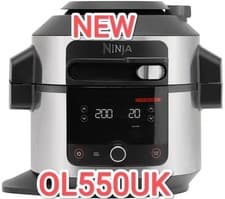 Image of Ninja Foodi 11-in-1 SmartLid Multi Cooker 6L OL550UK air fryer pressure