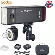 Image of GODOX AD200ProII 200Ws 2.4G TTL Pocket Flash Strobe Light with Battery