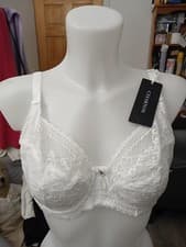 Image of Ladies ivory Bridgette full cup Bra 36 B Charnos