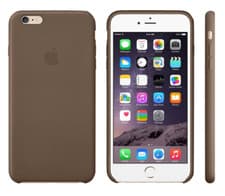 Image of Genuine Official Apple iPhone 6 Plus / 6S Plus Leather Case - Olive Brown