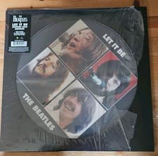 Image of The Beatles  Let It Be Picture Disc Vinyl Not Sealed