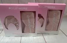 Image of Brush works Satin sleep mask & hair turban Pink, x 2