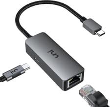 Image of uni USB-C to Ethernet Adapter with 100W PD Charging– Gigabit RJ45 LAN for Laptop