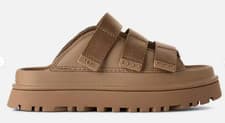 Image of UGG GoldenGlow Slide Dark Gold Sand 1167430-DND Women's size 8