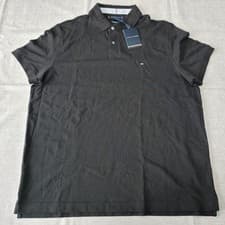 Image of Tommy Hilfiger The 1985 Polo Shirt Men's XXL Regular Fit Short Sleeve Black Top