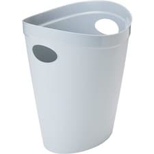 Image of Addis Eco Waste Paper Bin Light Grey 10L 100% Recycled Plastic Office Home UK