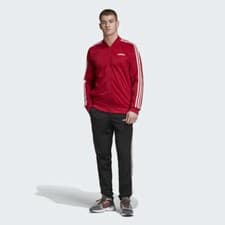 Image of ADIDAS 3 -STRIPES MENS TRACKSUIT ACTMAR/BLACK.SIZE UK-L