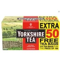 Image of Taylors of Harrogate Yorkshire Black Tea Bags 2 x 210 Pack