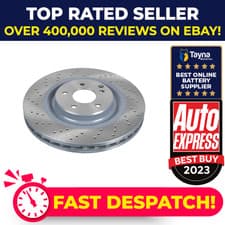 Image of 2x Brake Discs Pair Vented Front 345mm 37516 Febi Set A2034210912 2034210912 New