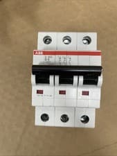 Image of ABB System Pro M Compact S200 MCB3P, 6A Curve B, 440V AC, 6 kA Breaking Capacity