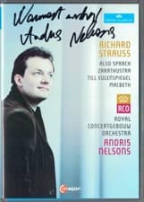 Image of DVD Andris NELSONS Signiert R. STRAUSS Also sprach Zarathustra Till Eulenspiegel