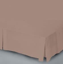 Image of Belledorm Easy-Care Bedlinen 50% Combed Cotton / 50% Polyester PLEATED  VALANCE