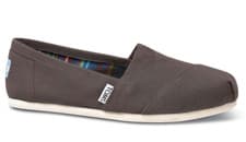 Image of Toms Alpargatas Ash Canvas Womens Slip-ons UK Size 3 BNWT