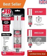 Image of Crystal Clear Quick Setting Epoxy 25ml - Strong, Waterproof Adhesive Solution