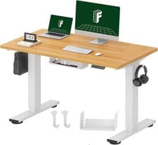 Image of FLEXISPOT E1 Plus ONE PIECE Electric Standing Desk Height Adjustable 120 x 60cm