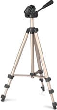 Image of Hama "Star 75" Tripod | Light Tripod with 42.5-125Cm Height | 3 Way Head | 1/4"