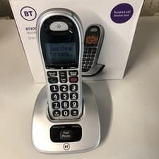 Image of BT 4000 Big Button Dect Phone - Black/Silver