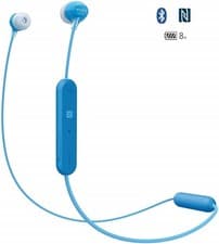 Image of Sony WI-C300 Wireless In-Ear Headphones with Bluetooth/NFC - Blue