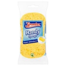 Image of 2 x Spontex Handy Sponge - Super Absorbent - Household Sponge
