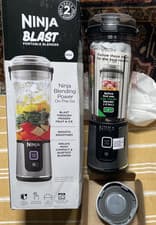 Image of Ninja Blast Portable Blender USB On The Go Smoothie Juice Maker Light Black