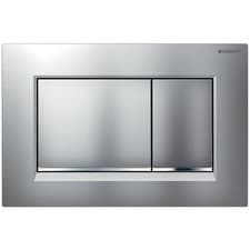Image of Geberit Sigma 30 Dual Flush Plate Matt chrome / Gloss Chrome 115.883.KN.1