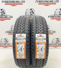 Image of 2 X 195 75 16C POWERTRAC 107/105R COMMERCIAL VAN 195/75R16C 8PR M+S C&B LABELS