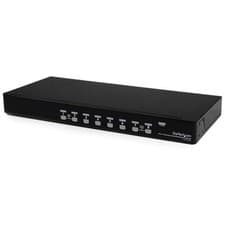 Image of StarTech 8 Port 1U Rackmount USB KVM Switch with OSD