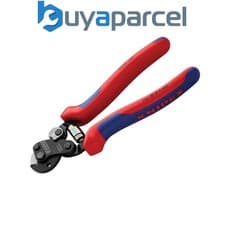Image of Knipex 95 62 160 SB Wire Rope/Bowden Cable Cutters 160mm KPX9562160