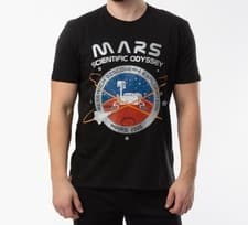 Image of Alpha Industries- Limited Edition mission to Mars reflective t-shirt - Black - S