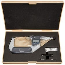 Image of Mitutoyo 293-242-30 Digimatic Outside Micrometer, 50-75 mm, 00.001 mm with NEW