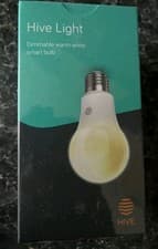 Image of Hive Active Smart Lightbulb - Dimmable Warm White Smart Bulb - E27 Edison Screw