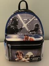 Image of Star Wars The Empire Strikes Back Final Frames Scenes Loungefly Mini Backpack