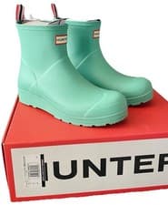 Image of Hunter Original Play Boot Short Wellies - UK Size 6 / EU 39 - Thrum Green Rare