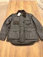 Image of Barbour Gold Standard Supa-Fission Wax Jacket, Sage, Mens, Medium, New With Tags