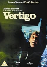 Image of VERTIGO DVD James Stewart Kim Novak Psychological Thriller Movie Film UK NEW R2
