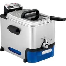 Image of Tefal FR804040 Deep Fryer Free Standing Silver