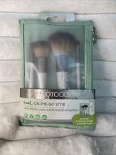 Image of EcoTools On-The-Go Style Kit Makeup Brush Gift Set w/ Zip Travel Pouch #1613