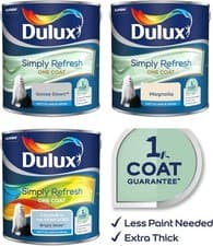 Image of Dulux SIMPLY REFRESH Emulsion ONE COAT Matt Paint COLOURS 2.5L - Walls & Ceiling