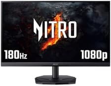 Image of Acer Nitro KG251Q P3 Gaming Monitor 24.5" 180Hz 1ms Full HD HDMI DisplayPort