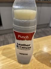 Image of Punch White Leather And Canvas Polishes & Whitens Shoes Trainers Etc