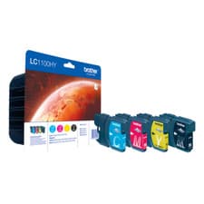 Image of Original Brother LC1100HY Ink Cartridges Multipack for MFC-5895CW DCP-195CW LOT