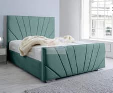 Image of Beautiful Sunrise Bed With/Without Gas Lift Storage in Coniston Fabric !!!