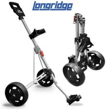 Image of LONGRIDGE MICRO LITE GOLF TROLLEY / STOW A CART / ULTRA COMPACT GOLF TROLLEY