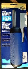 Image of Vitrex Tile Adhesive Trowel. Stainless Steel Base 115 X 280mm. 102906. 10x20mm