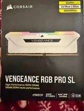 Image of CORSAIR VENGEANCE RGB PRO SL 32GB WHITE DDR4 3200 (2x16GB) C16 BRAND NEW